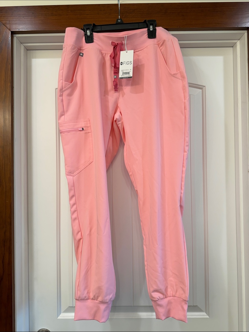 NWT Figs Fight Club Pink Zamora Joggers